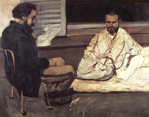 Paul Cezanne Paul Alexis faisant la lecture a Emile Zola Sweden oil painting art